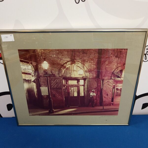 Vintage Jack Beech photograph of an old absinthe house bar scene.