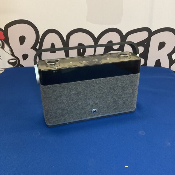 Acoustic Solutions DAB/FM stereo radio on display.