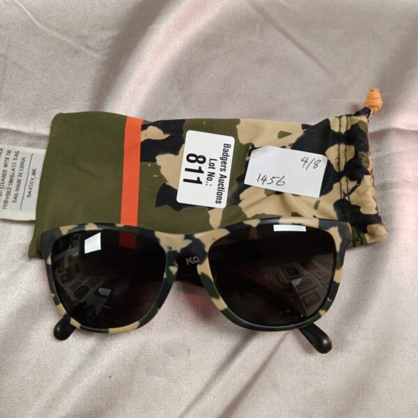 Camo Oakley Koston sunglasses, vintage sports eyewear.