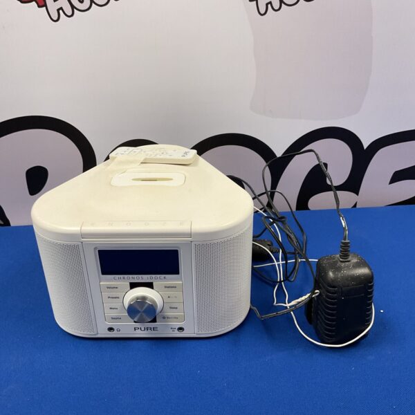 Silver Pure Chronic Idock digital radio docking station.