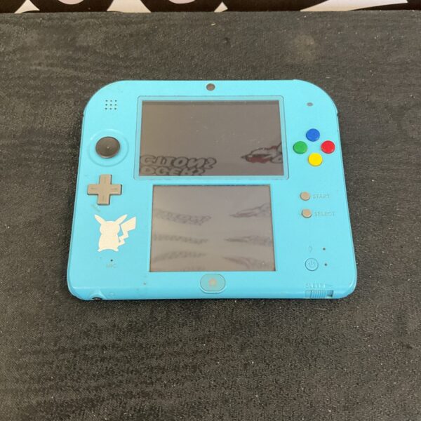 Limited edition Nintendo 2DS Pokemon console for handheld gaming.