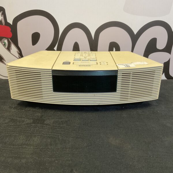 Vintage Bose Wave Radio CD player, tabletop audio system.