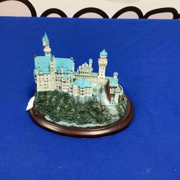 Detailed Lenox castle figurine, porcelain collectible for home decor.