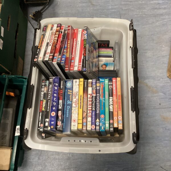 Mixed lot of DVDs and CDs including Californication and Face Off.