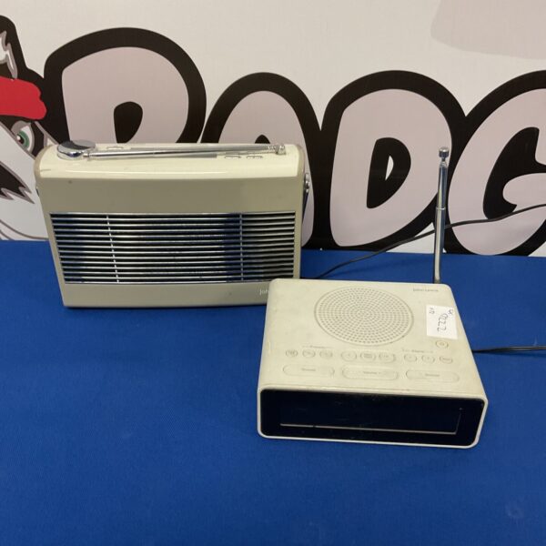 John Lewis DAB radio, portable digital radio on display.