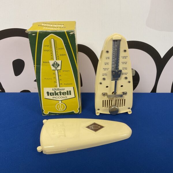 Vintage Willner taktell piccolo metronome, a classic tempo tool.