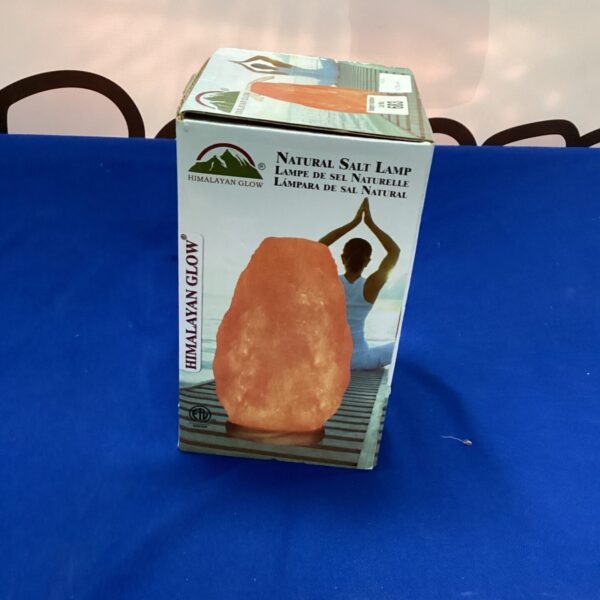 Himalayan Glow salt lamp, natural crystal lamp for home decor.
