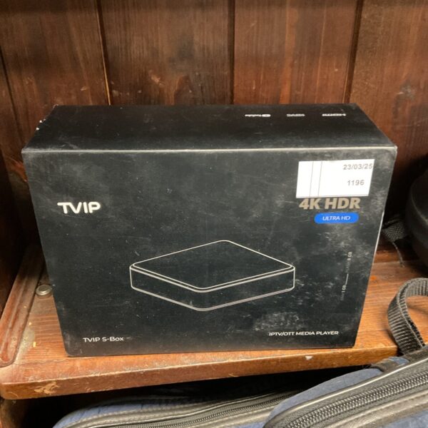 TVIP S-Box media player, streaming device, as-seen condition.