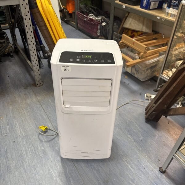 Vintage Arlec dehumidifier for moisture removal in home.