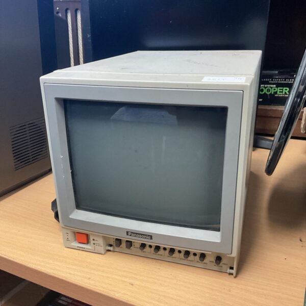 Vintage Panasonic WV-CM1000B CRT monitor for retro computing.