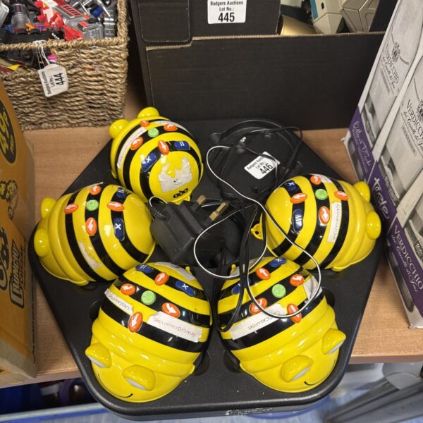 Yellow Beebot interactive robot for educational coding and learning.