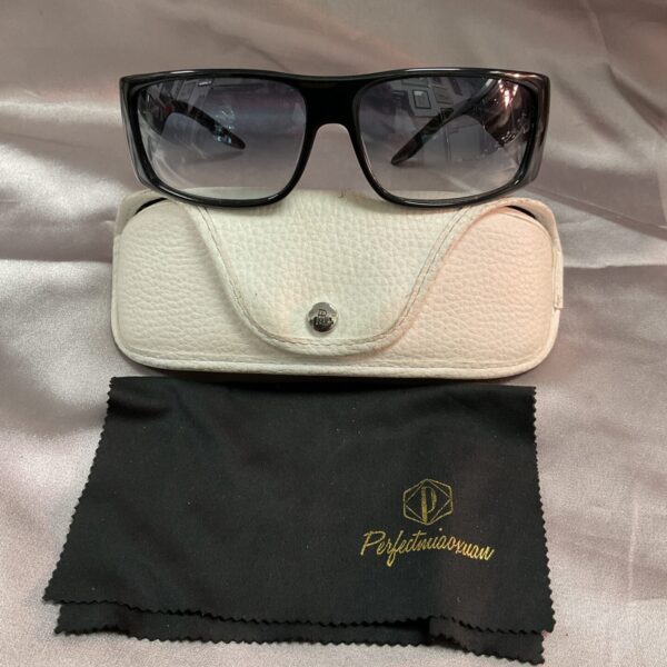 Polo Ralph Lauren sunglasses with case, stylish designer eyewear.