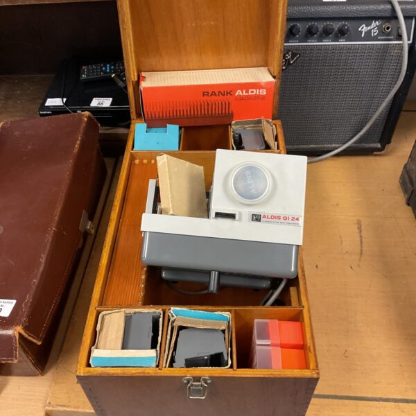 Vintage Aldis Qi 24 slide protector for 35mm slides.