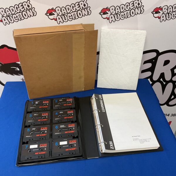 Sinclair zx81 learning lab cassette set