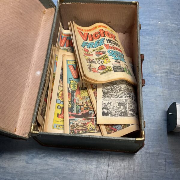 Vintage lot of Victor comics, British story paper collection.