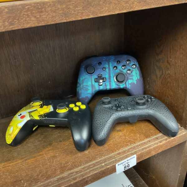 Vibrant PowerA Pikachu Nintendo Switch controller for gaming.