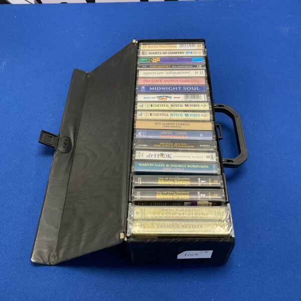 Vintage cassette tape lot featuring music by Marvin Gaye.