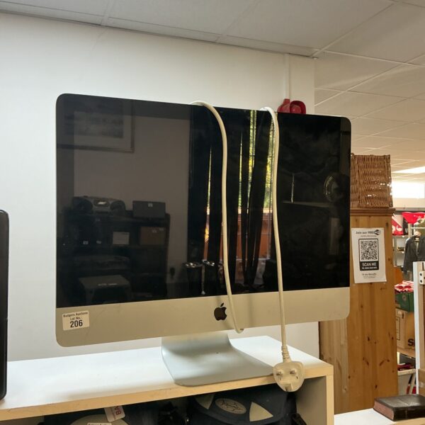 Silver Apple iMac A1311 desktop computer for auction.