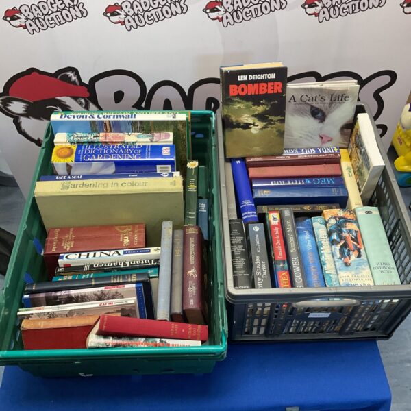 Vintage book lot featuring classic fiction and author Len Deighton.