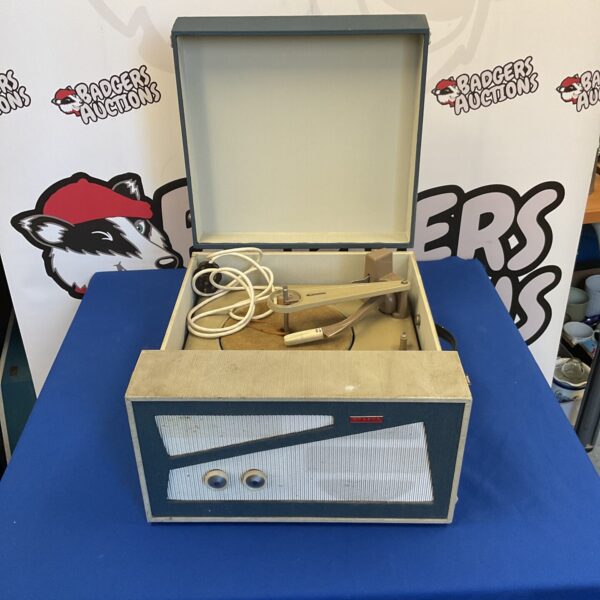 Vintage Cossor Phillips portable turntable in good condition.