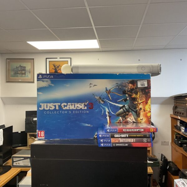 Playstation 4 console with Just Cause 3 Collector's Edition and PSVR Aim Controller
