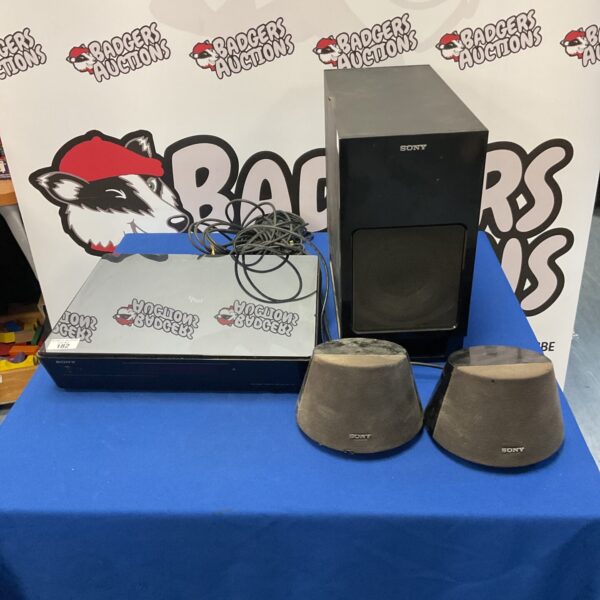 Sony Esprit DVD home theatre system with SS-WSX10 speakers in good condition.