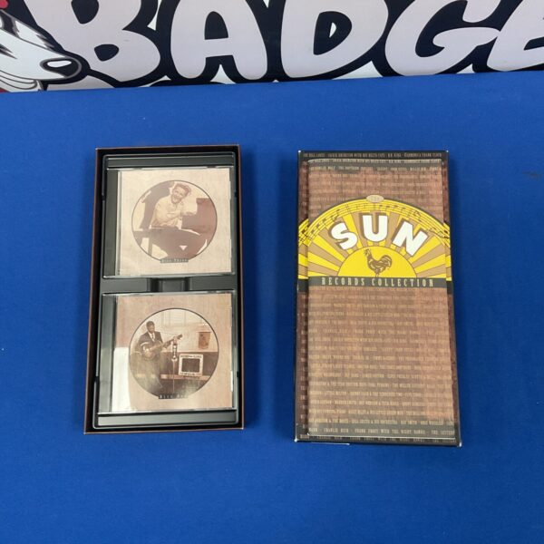Front view of the Sun Records 3 CD set in its packaging.