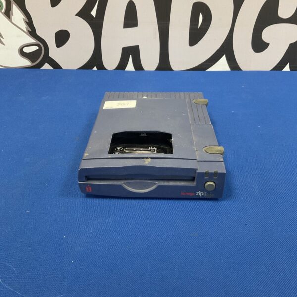 Vintage Iomega Zip 100 SCSI drive for data storage.