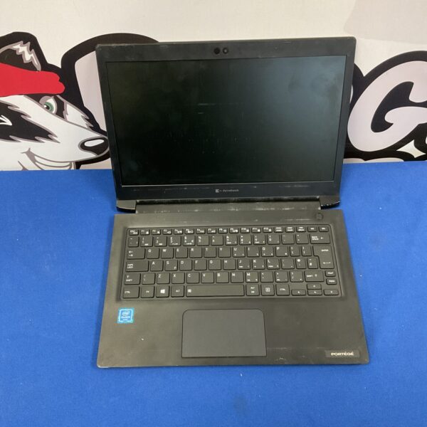 Front view of a used Dynabook Portege laptop computer.