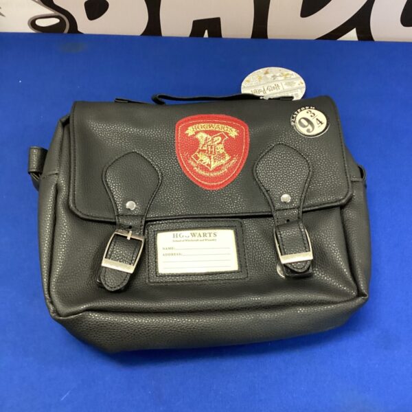 Black Harry Potter Hogwarts bag, a collectible school accessory.