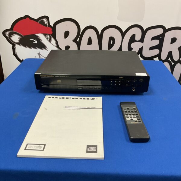 Vintage Marantz CD-63 CD player with remote control.