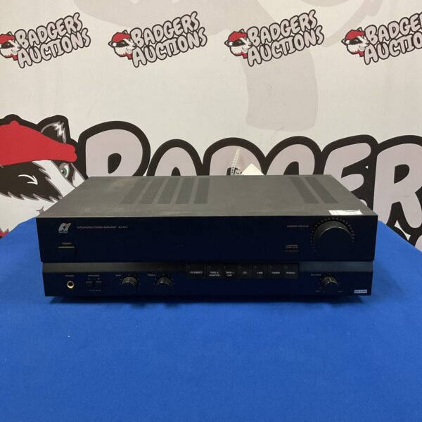 Front view of vintage Sansui AU-X111 stereo amplifier.