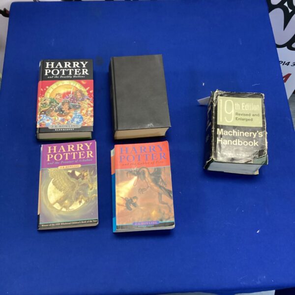Harry Potter books and Machineries Handbook collection for sale.