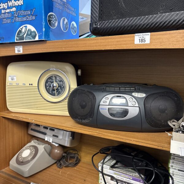 Vintage Bush radio CD player in used condition.