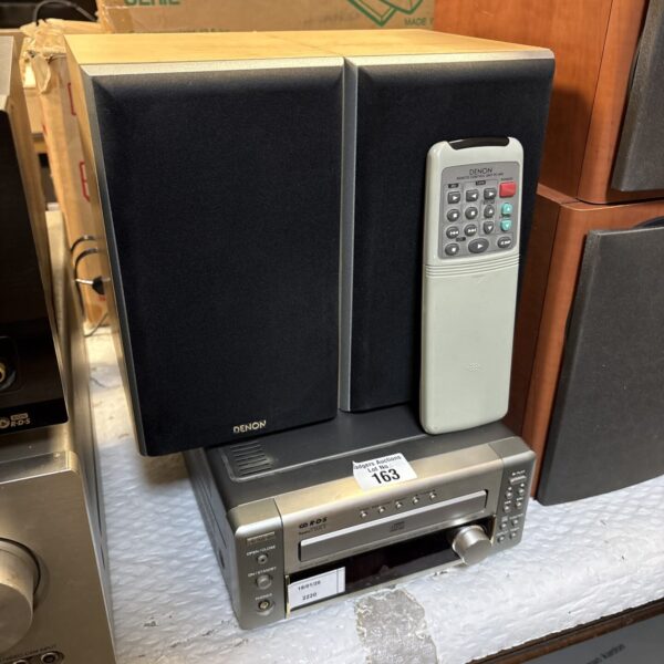 Silver Denon UD-M3 CD receiver for vintage audio systems.