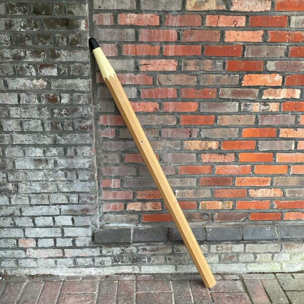 Large wooden pencil sculpture for shop display or home decor.