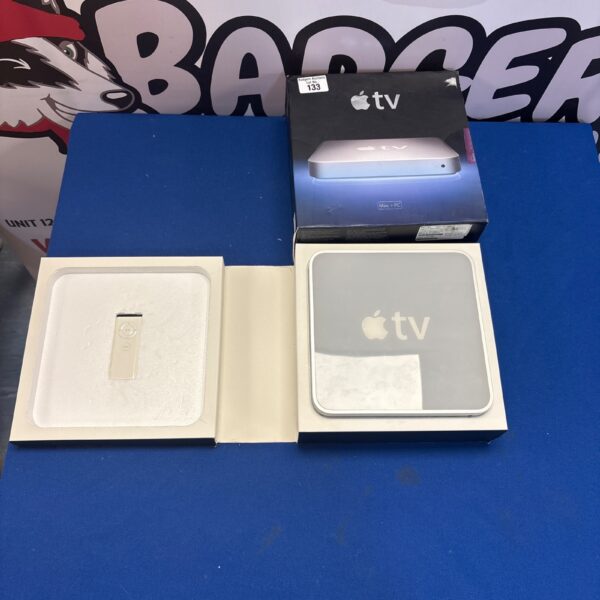 Vintage Apple Macintosh A1218 computer in its original box.