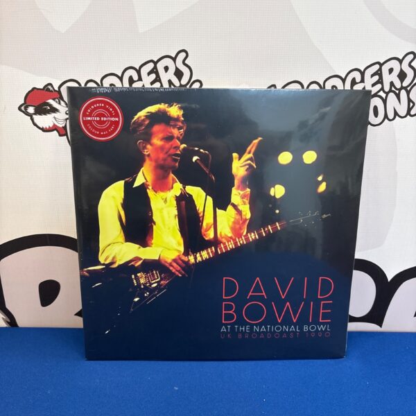 Sealed David Bowie National Bowl vinyl record, limited edition.