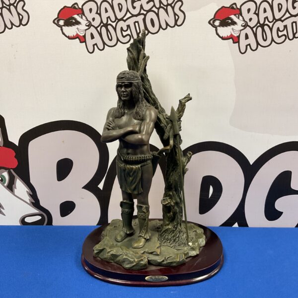 Detailed 1993 Juliana Collection Native American resin sculpture.