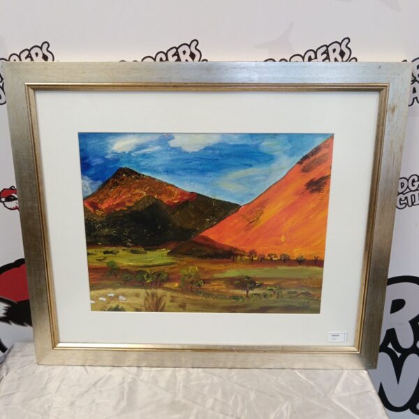 Vibrant impressionist oil painting of a Cumbrian landscape by Shirley Goodliffe.