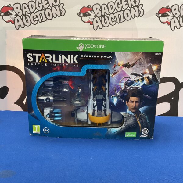 Starlink Battle for Atlas Starter Pack for Xbox One game box.