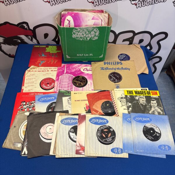 Mixed vinyl record lot with Bob Seger and various genres.