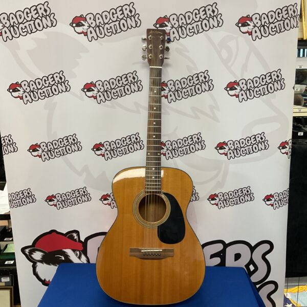 Vintage Aria auditorium acoustic guitar in good condition.