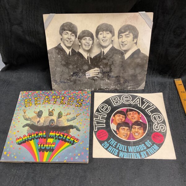 Beatles signed photograph and memorabilia collection
