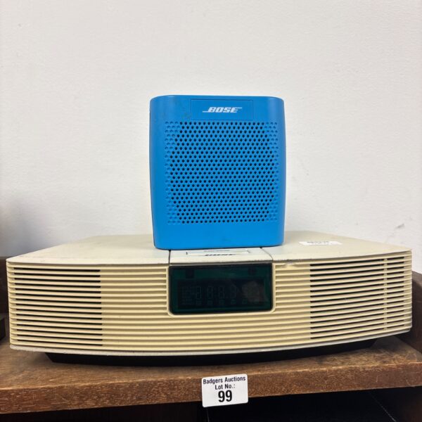 Vintage Bose Wave Radio system with Bluetooth connectivity.