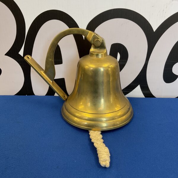 Vintage brass publican bell for pub or bar use.