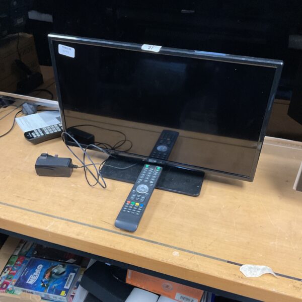 Cello 22 inch LED TV with remote control for sale.