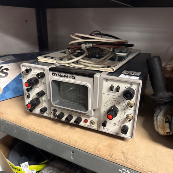 Vintage Dynamco 72 series function generator with controls visible.