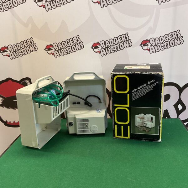 Vintage Eolo aerosol therapy apparatus for respiratory treatment.