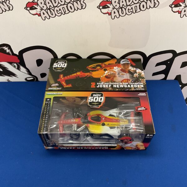 Greenlight Collectibles Josef Newgarden 2023 Indy 500 diecast race car.